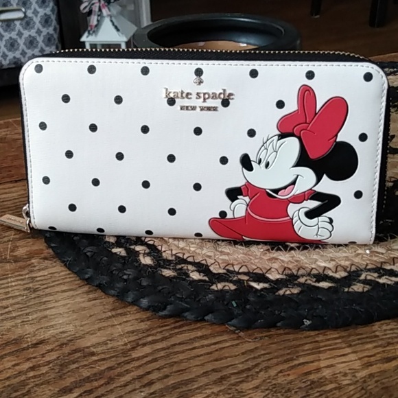 kate spade Handbags - Kate Spade x Disney Polka Dot Minnie Mouse Large Continental Wallet